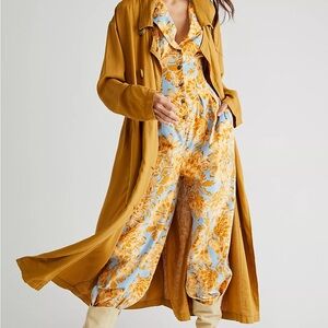 Free People Shasta Printed Cord One Piece